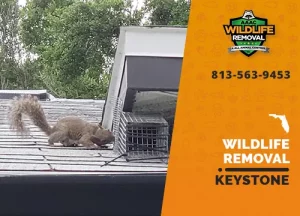 Keystone Wildlife Removal professional removing pest animal
